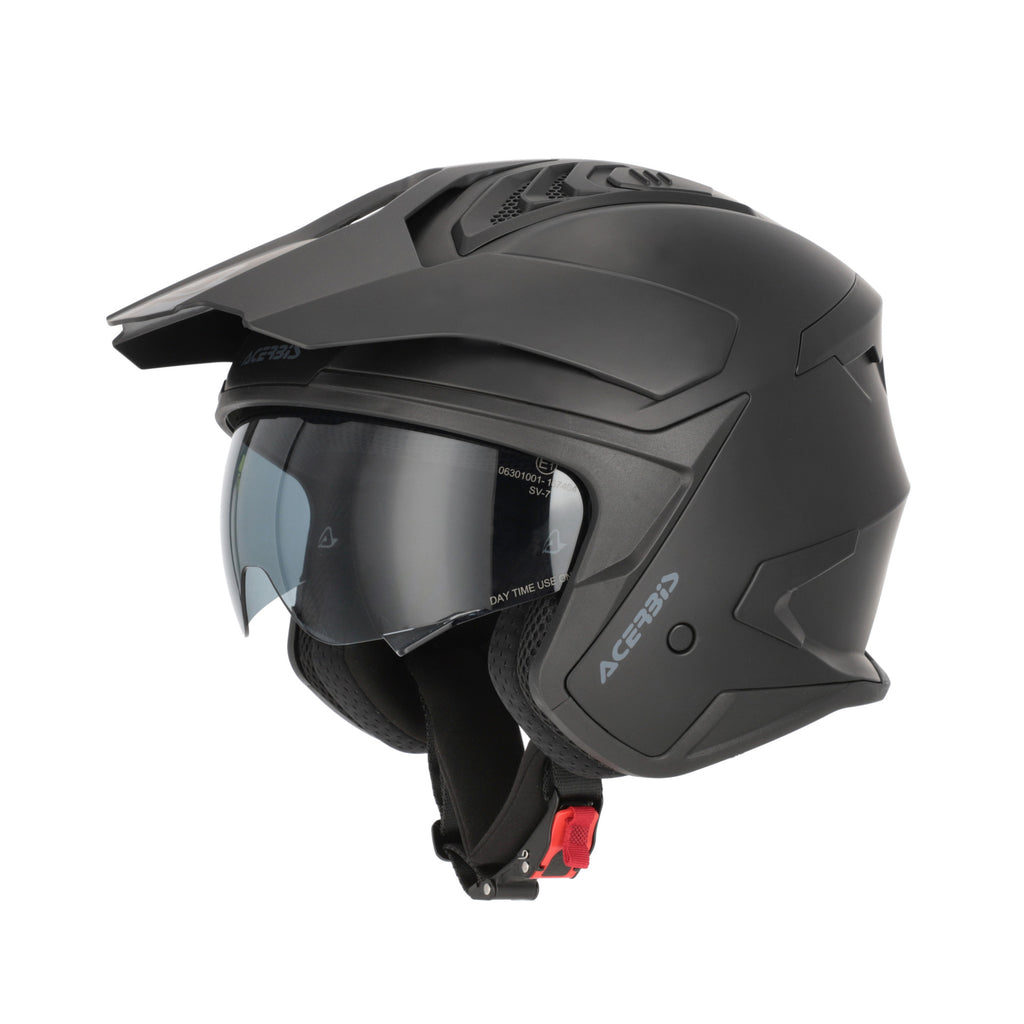Acerbis casco jet Aria EVO nero opaco