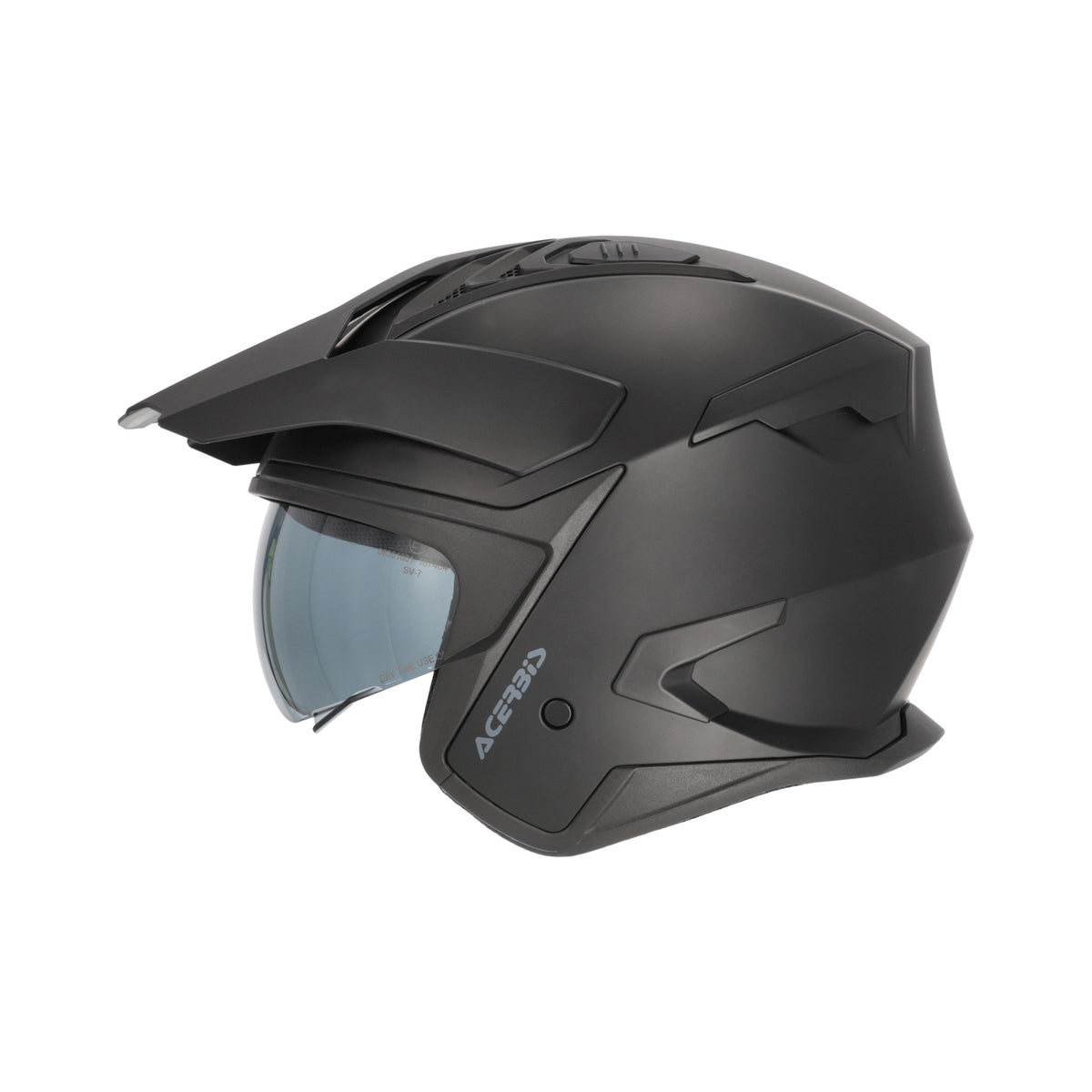 Acerbis casco jet Aria EVO nero opaco