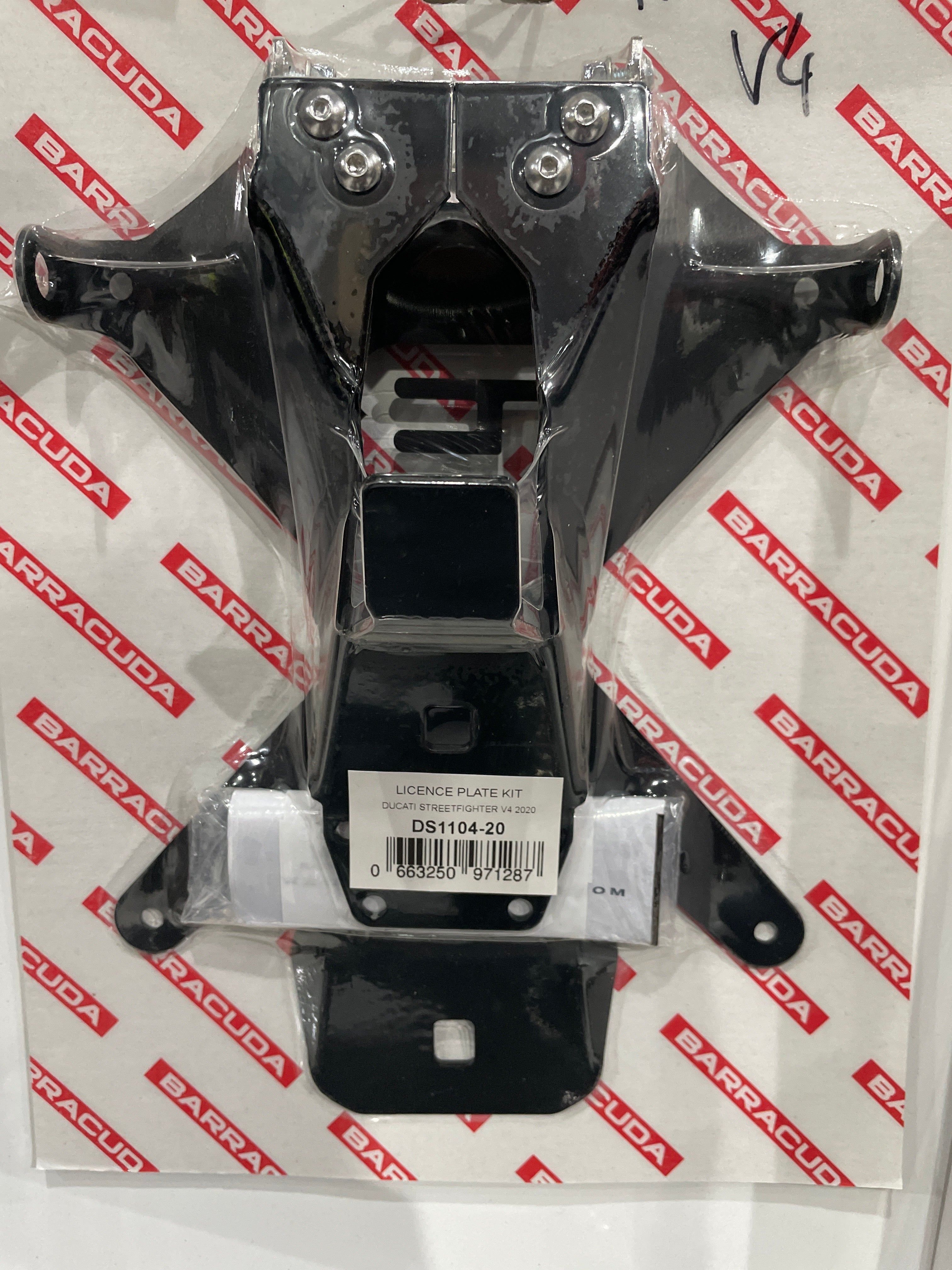Barracuda porta targa Ducati Panigale V4-V2 dal 2020