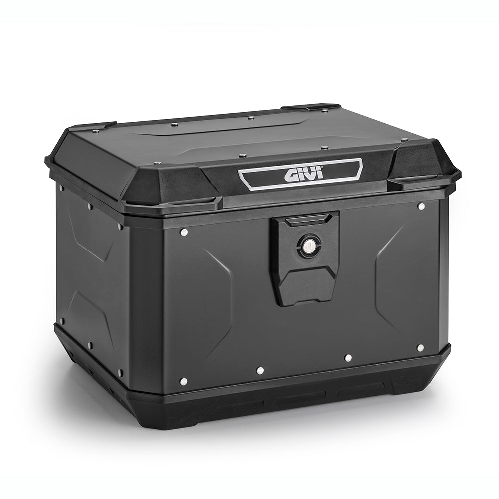 ALP44B2 bauletto valigia in alluminio nero con piastra universale Monolock
