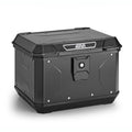 ALP44B2 bauletto valigia in alluminio nero con piastra universale Monolock