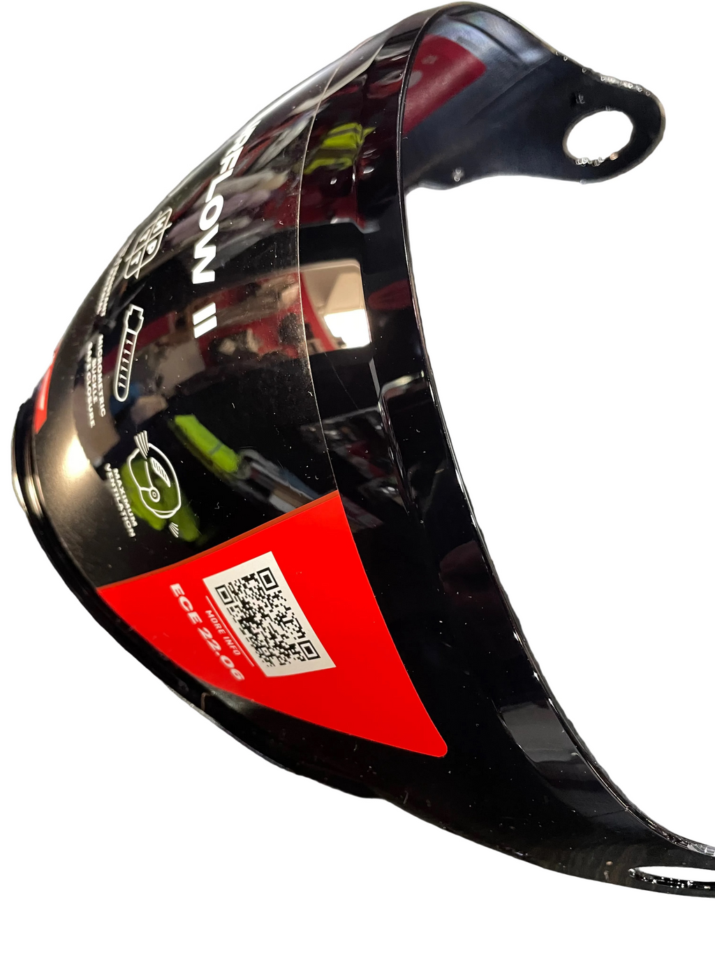 Ls2 visiera fumè scuro per casco Airflow II