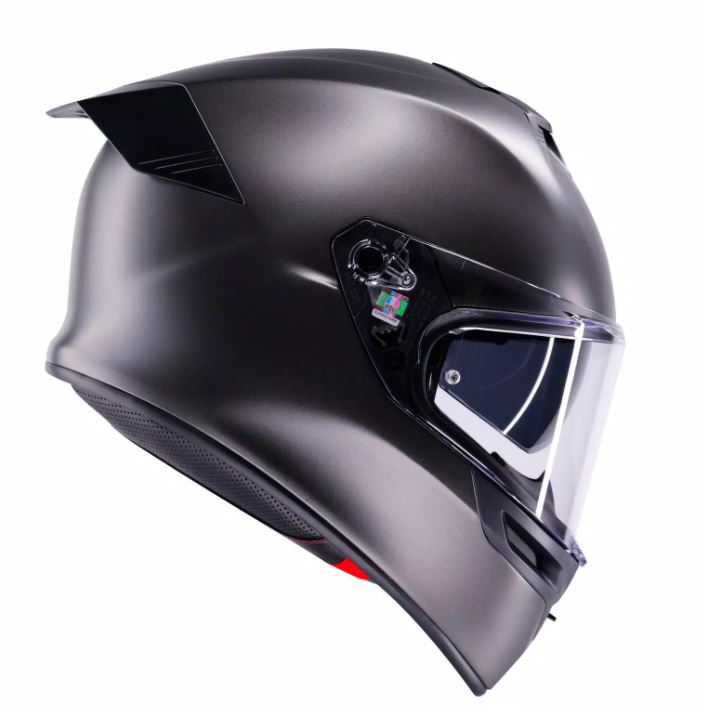 New Agv K5 casco integrale in fibra composita moto asfalto grey