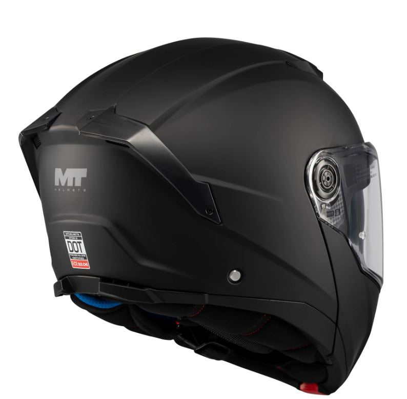 MT helmets casco Modulare Atom 2 nero opaco