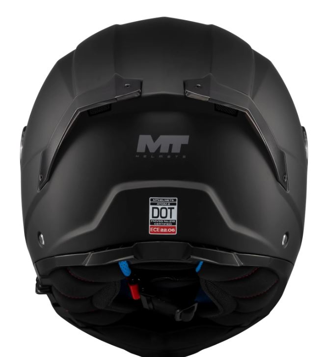 MT helmets casco Modulare Atom 2 nero opaco