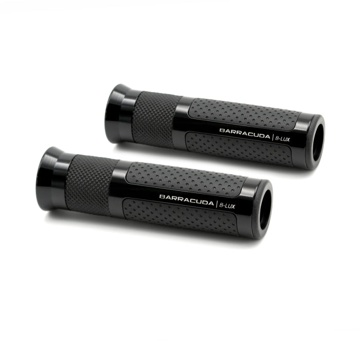 Barracuda coppia manopole moto b-lux nere