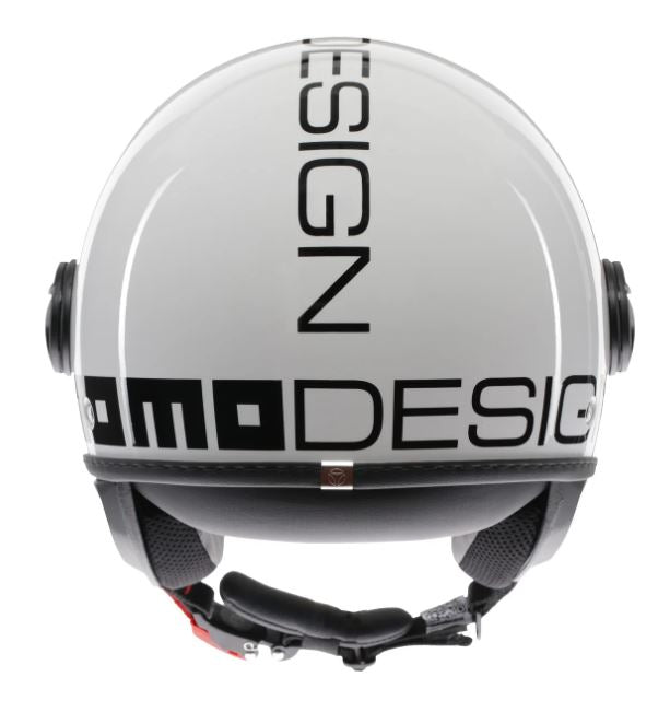 Momodesign Momo casco jet Fgtr classic bianco lucido decal nera