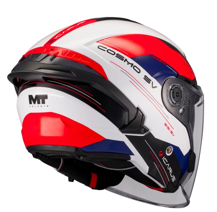 Mt helmets casco jet moto Cosmo SV Icarus A5
