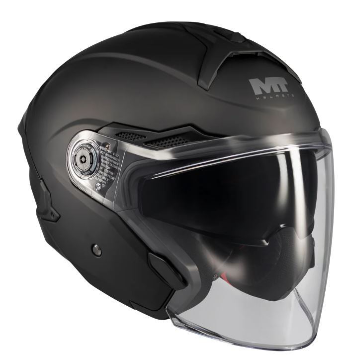 Mt helmets casco jet moto Cosmo SV nero opaco