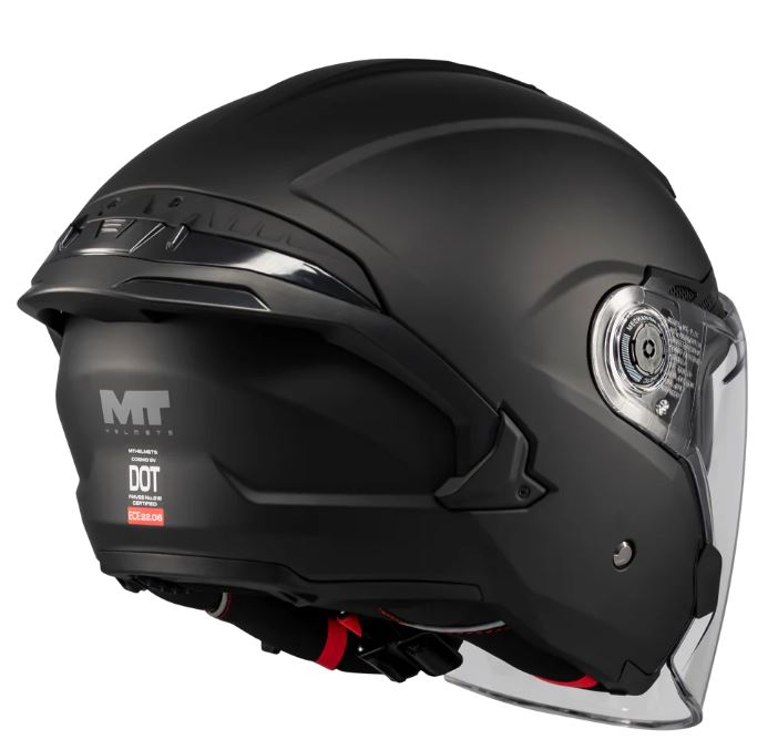 Mt helmets casco jet moto Cosmo SV nero opaco