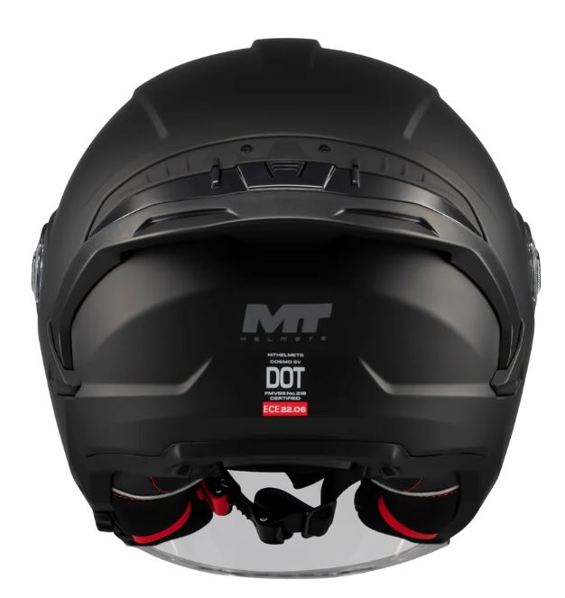 Mt helmets casco jet moto Cosmo SV nero opaco