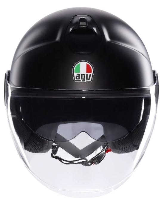 Agv casco jet moto Eteres nero opaco E22-06