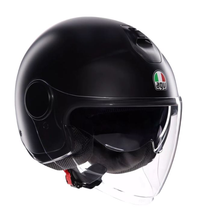 Agv casco jet moto Eteres nero opaco E22-06