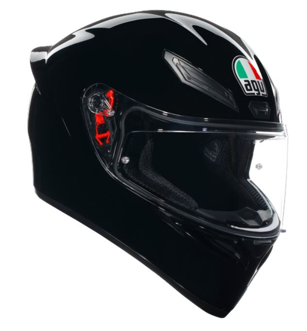 Agv casco K1-S moto integrale nero lucido