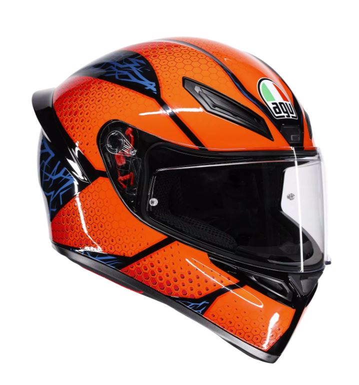 Agv full-face helmet K1-S Speedarmor black-orange-blue