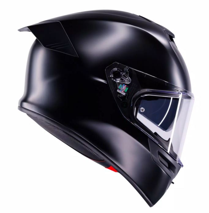 New Agv K5 casco integrale in fibra composita moto nero opaco