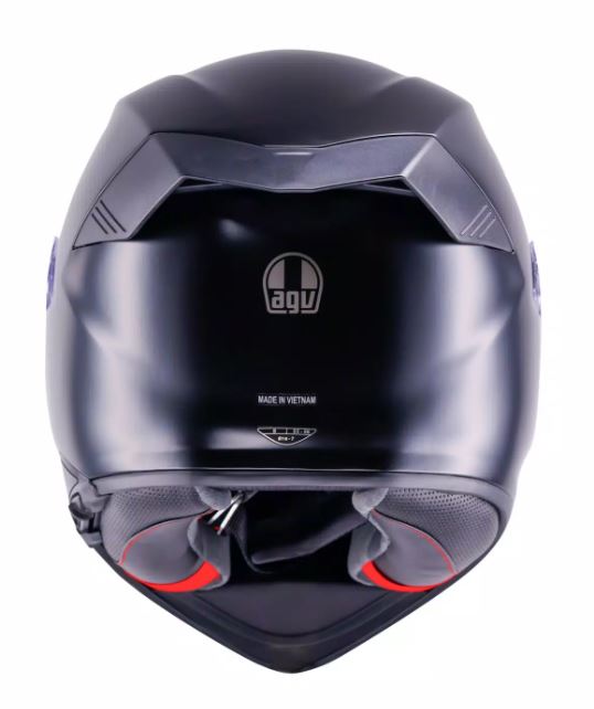 New Agv K5 casco integrale in fibra composita moto nero opaco