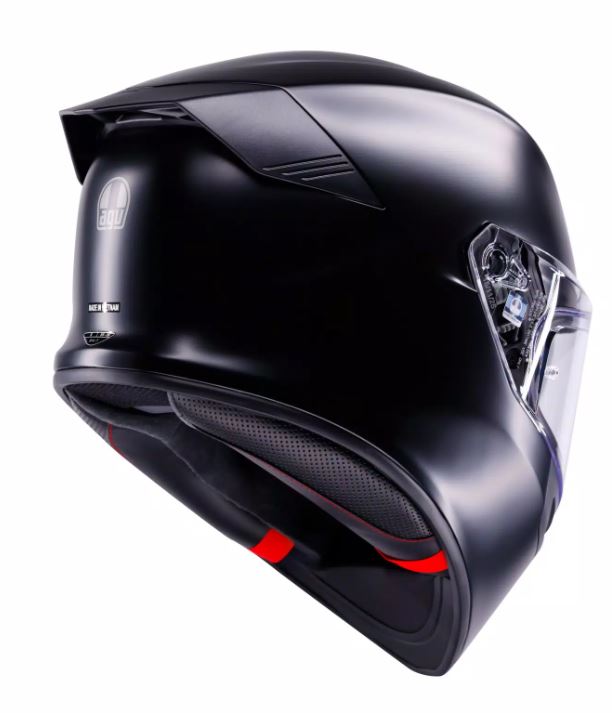 New Agv K5 casco integrale in fibra composita moto nero opaco