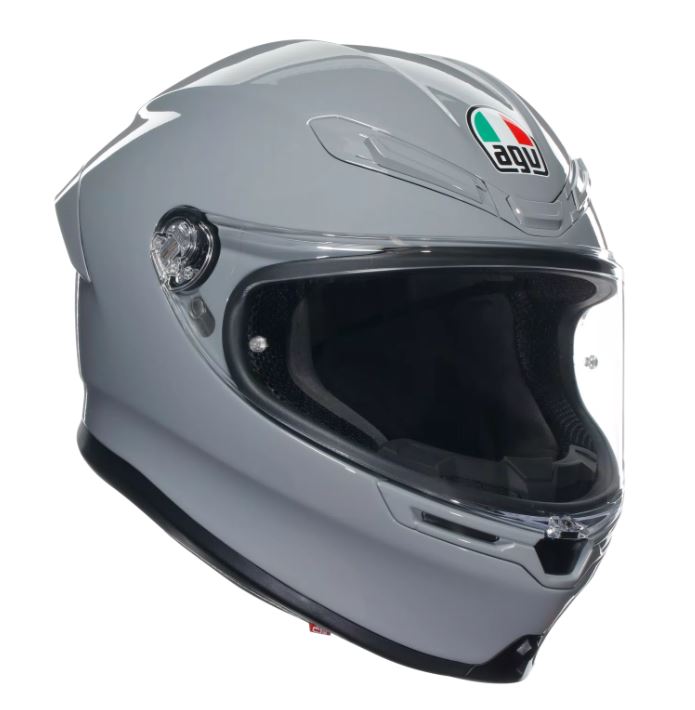 Agv casco integrale K6 S grigio nardo in fibra aramidica