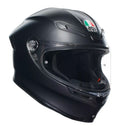 Agv casco integrale K6 S nero opaco in fibra aramidica
