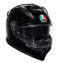 Agv K7 full-face helmet in glossy black fiber