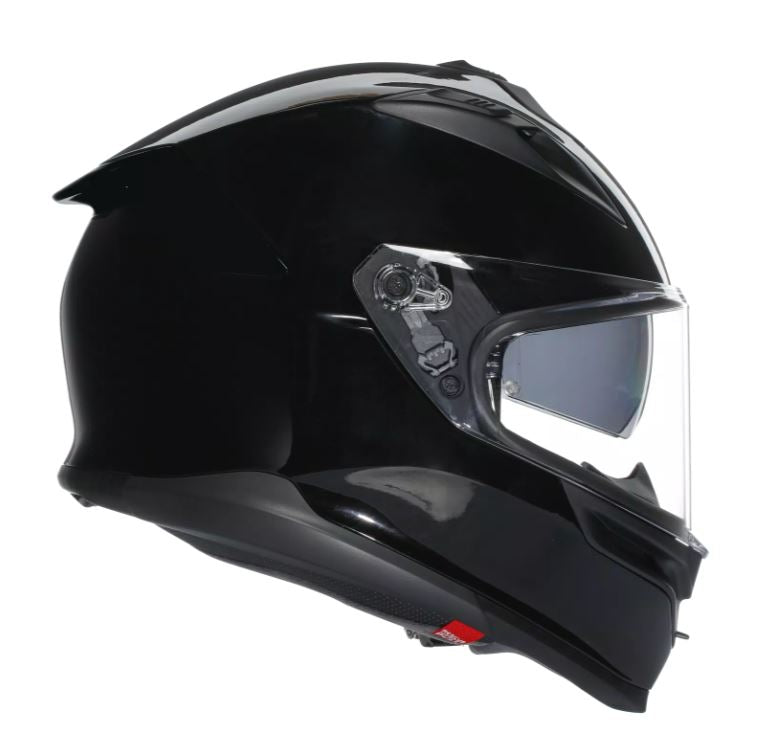 Agv K7 full-face helmet in glossy black fiber