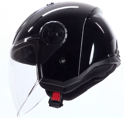 Ls2 casco jet Airflow-2 nero lucido