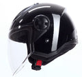 Ls2 casco jet Airflow-2 nero lucido