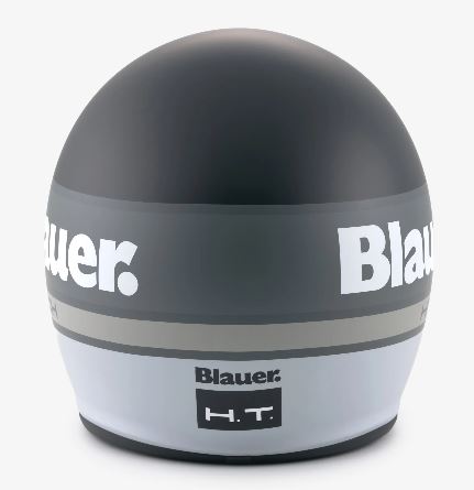 Blauer H.T. casco jet Pilot 4.0 nero opaco bianco