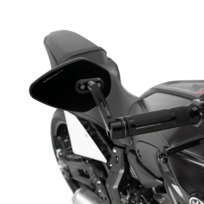 Barracuda coppia specchi moto SKIN-X BAR END neri omologati