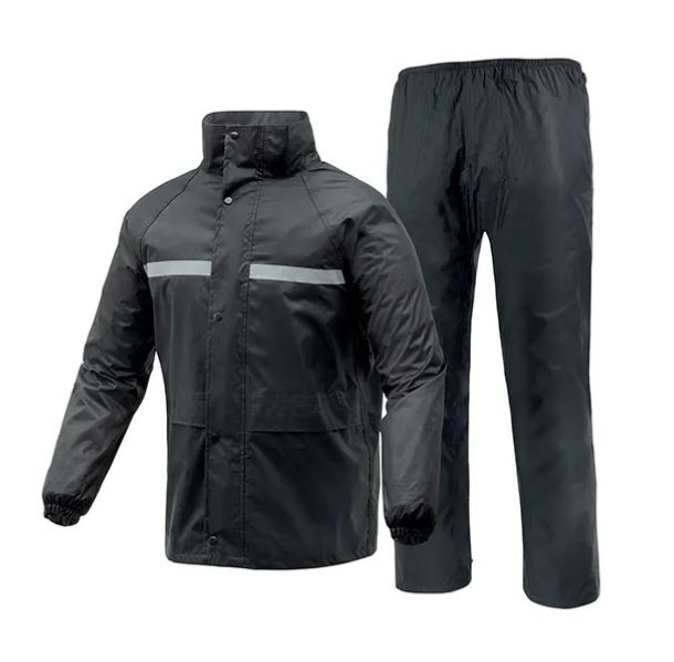Tucano urbano Set Tuta SEPIOVE Nero antipioggia giacca e pantalone