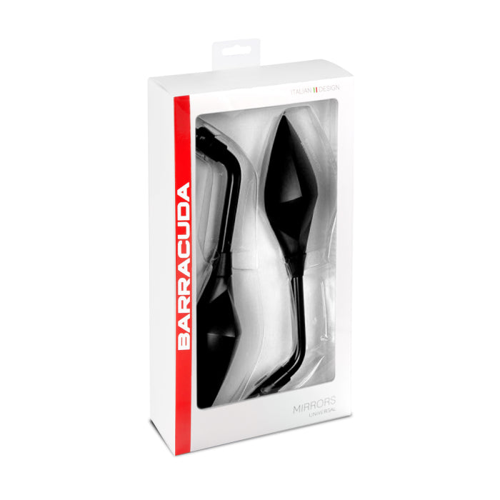 N2000-STR coppia specchi moto Street colore nero