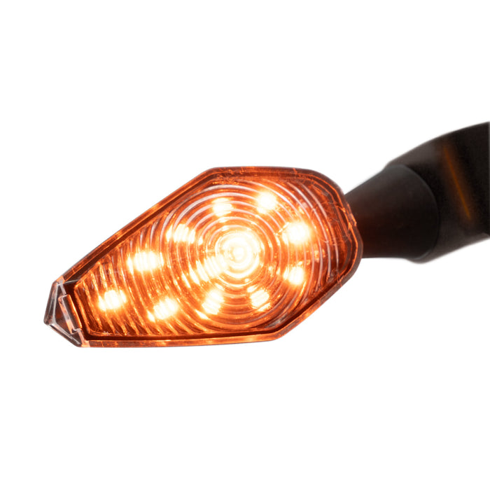 Barracuda coppia mini frecce moto Led Viper nere