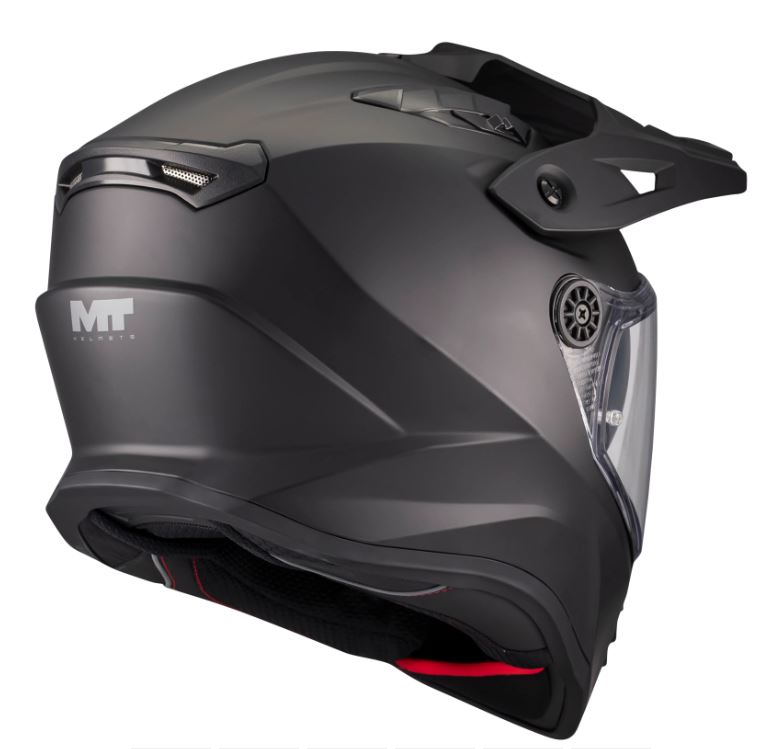 MT helmets casco enduro Track SV nero opaco
