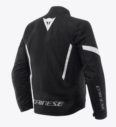 Dainese giacca moto in D-Dry Vector nera bianca impermeabile