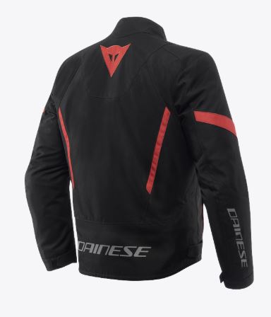 Dainese giacca moto in D-Dry Vector nera rossa impermeabile