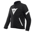 Dainese giacca moto in D-Dry Vector nera bianca impermeabile